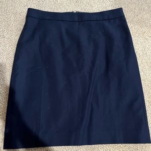 Jcrew navy pencil skirt